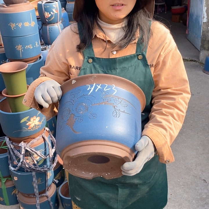 紫砂花盆紫砂花盆盆栽花卉苗木种植