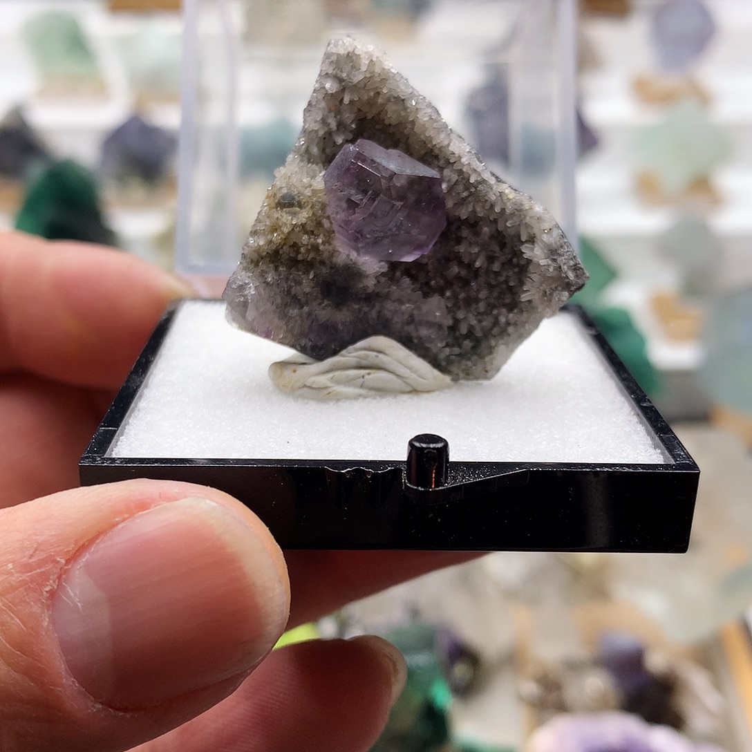 石材福建坦桑紫萤石