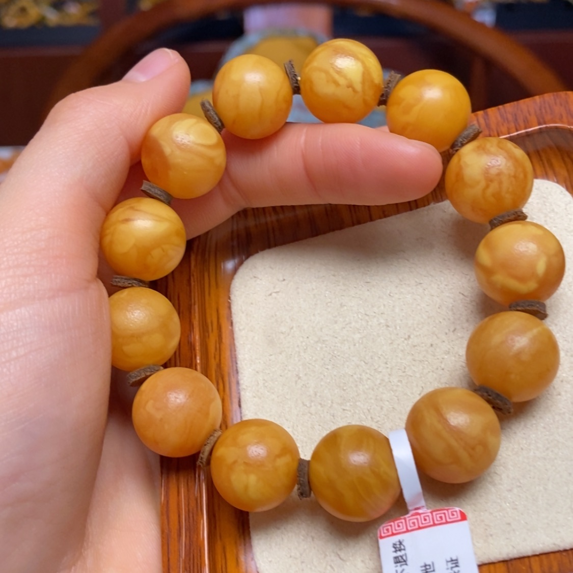 【闪购商品】蜜蜡手链未镶嵌手串