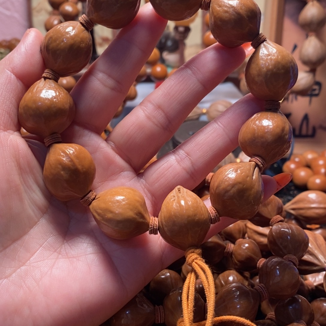 橄榄核手串/手链2.0蜜桃手福立