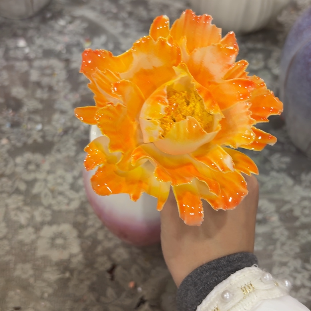 陶瓷花拍满20元发货退款拉黑