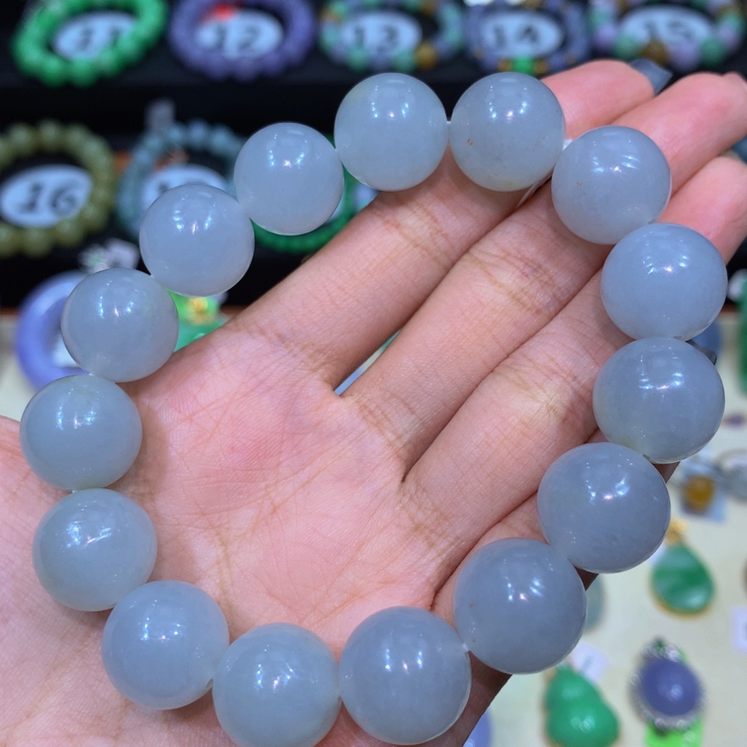 翡翠未镶嵌颈饰翡翠14