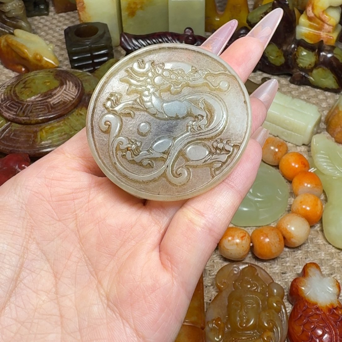 吊坠白玉菩提挂件