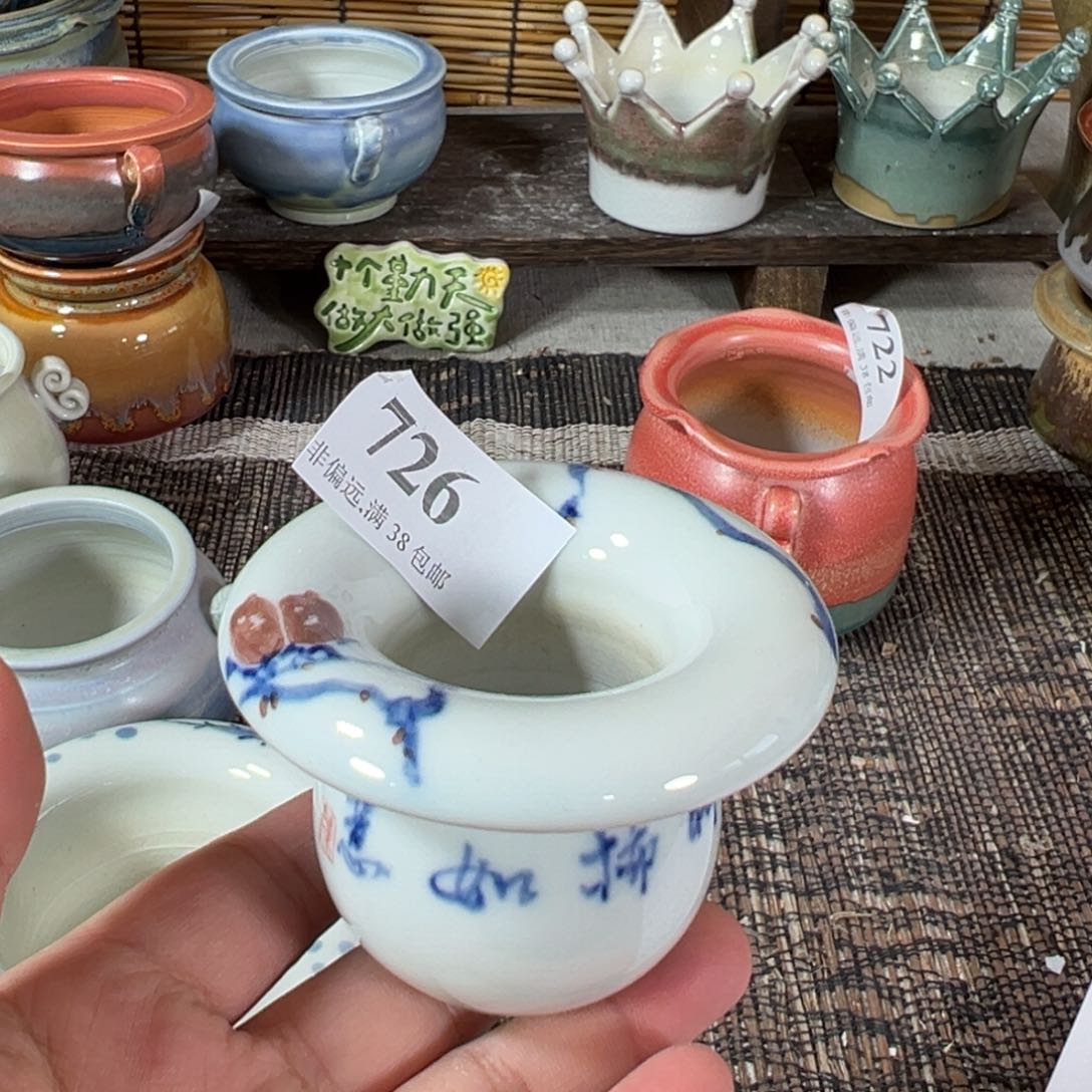 红陶景德镇手工花盆