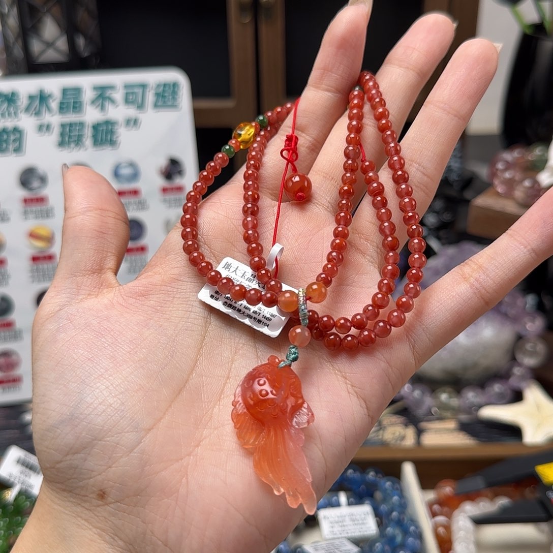 吊坠(不含链)未镶嵌南红玛瑙南红锦鲤