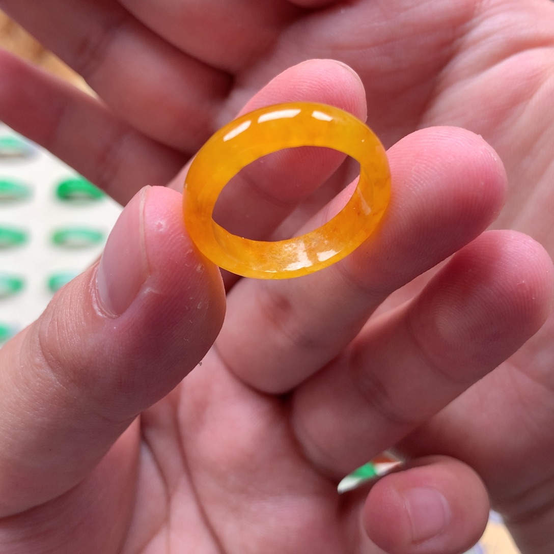 无非金属花*戒指戒圈圈口21