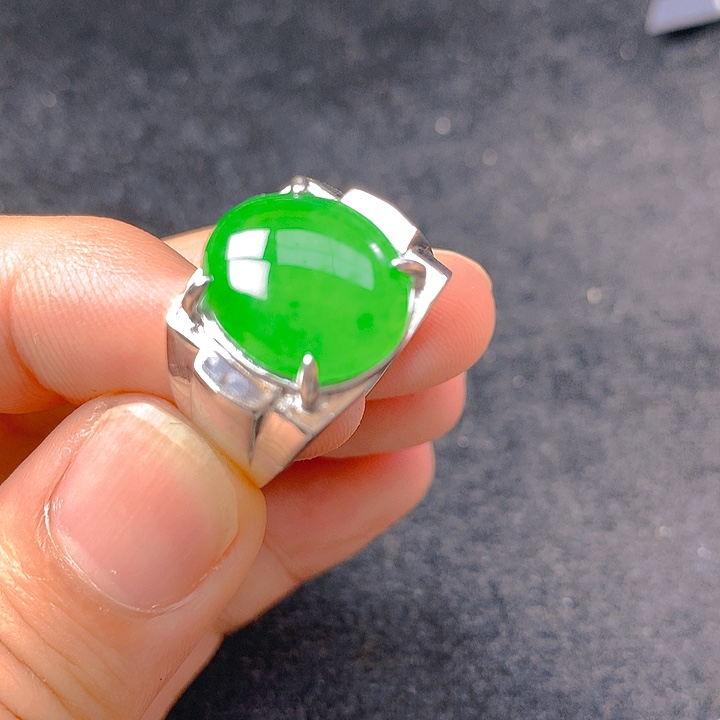 【闪购商品】翡翠银S925镶嵌颈饰翡翠