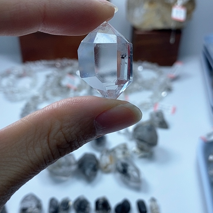 水晶颈饰未镶嵌闪灵钻