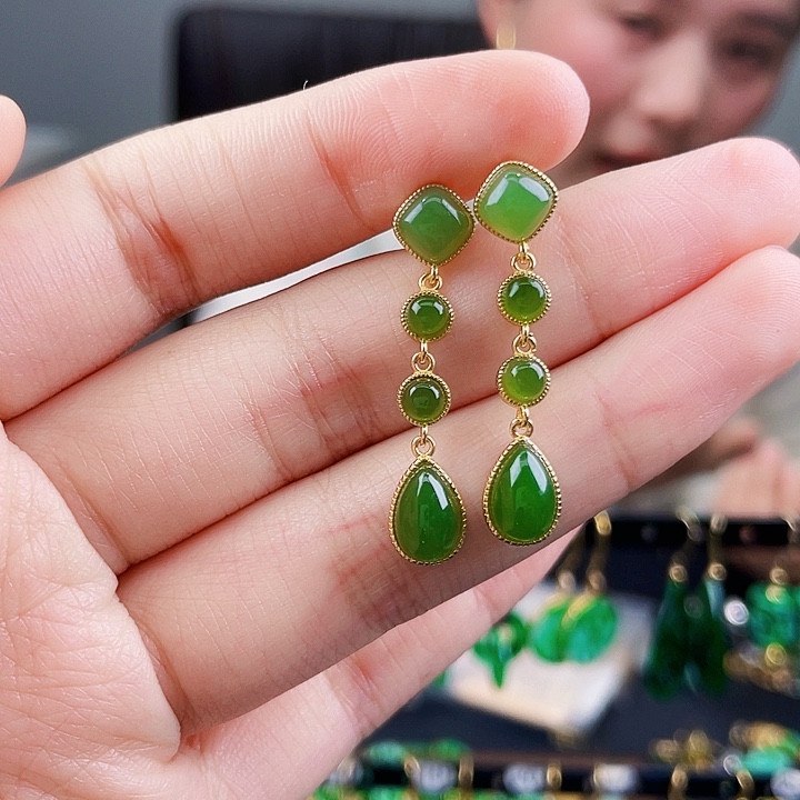 和田玉珠宝奇石银S925镶嵌