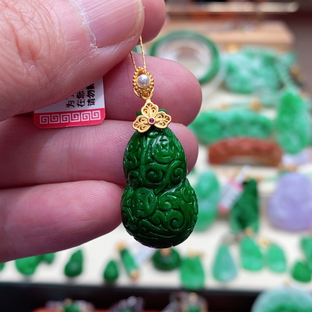 颈饰未镶嵌翡翠翡翠吊坠
