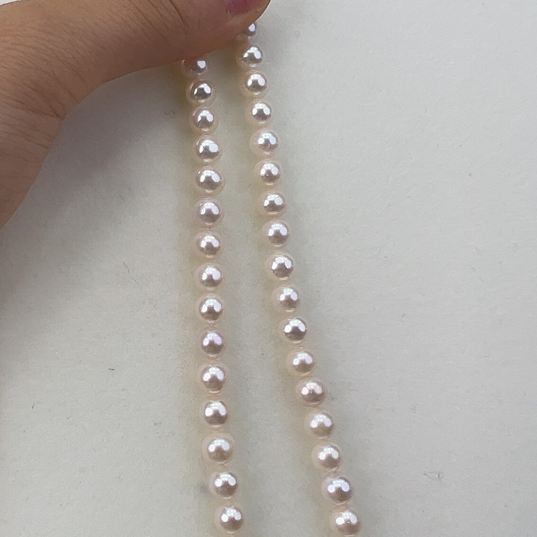 淡水珍珠颈饰未镶嵌➕6.7极光天女粉高品