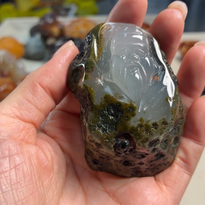 玛瑙/玉髓未镶嵌吊坠(不含链)