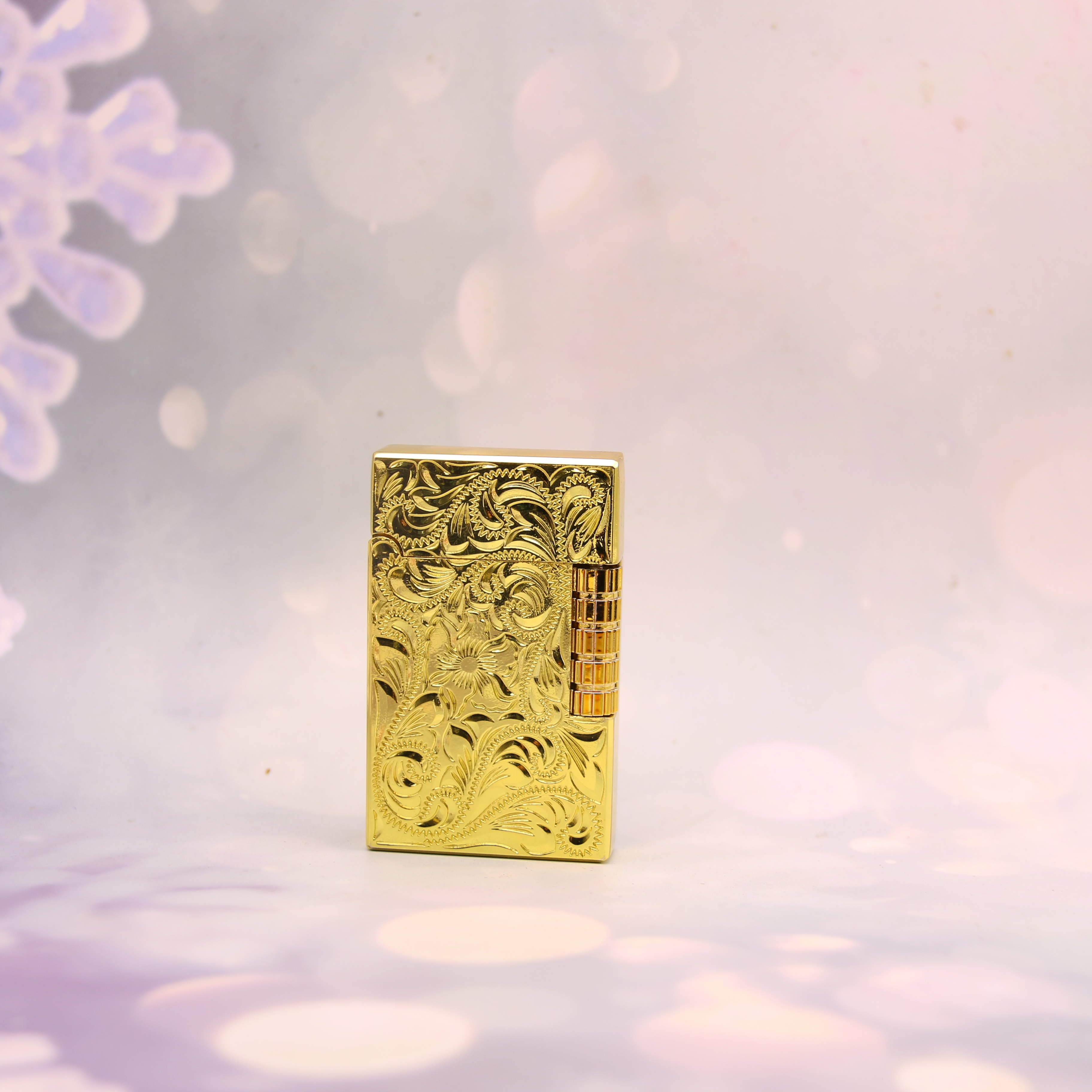 侧滑双面雕刻充气高档朗声金唐草