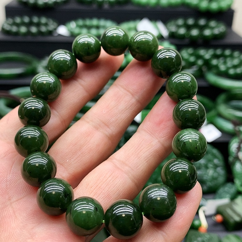 【闪购商品】和田玉（碧玉）手链未镶嵌