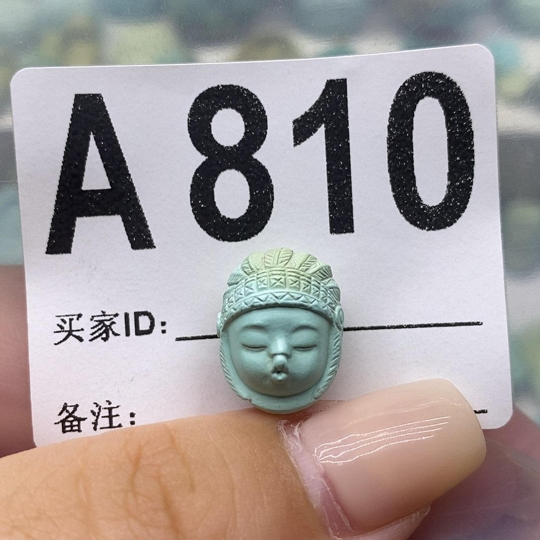 未镶嵌绿松石绿松石配饰定制