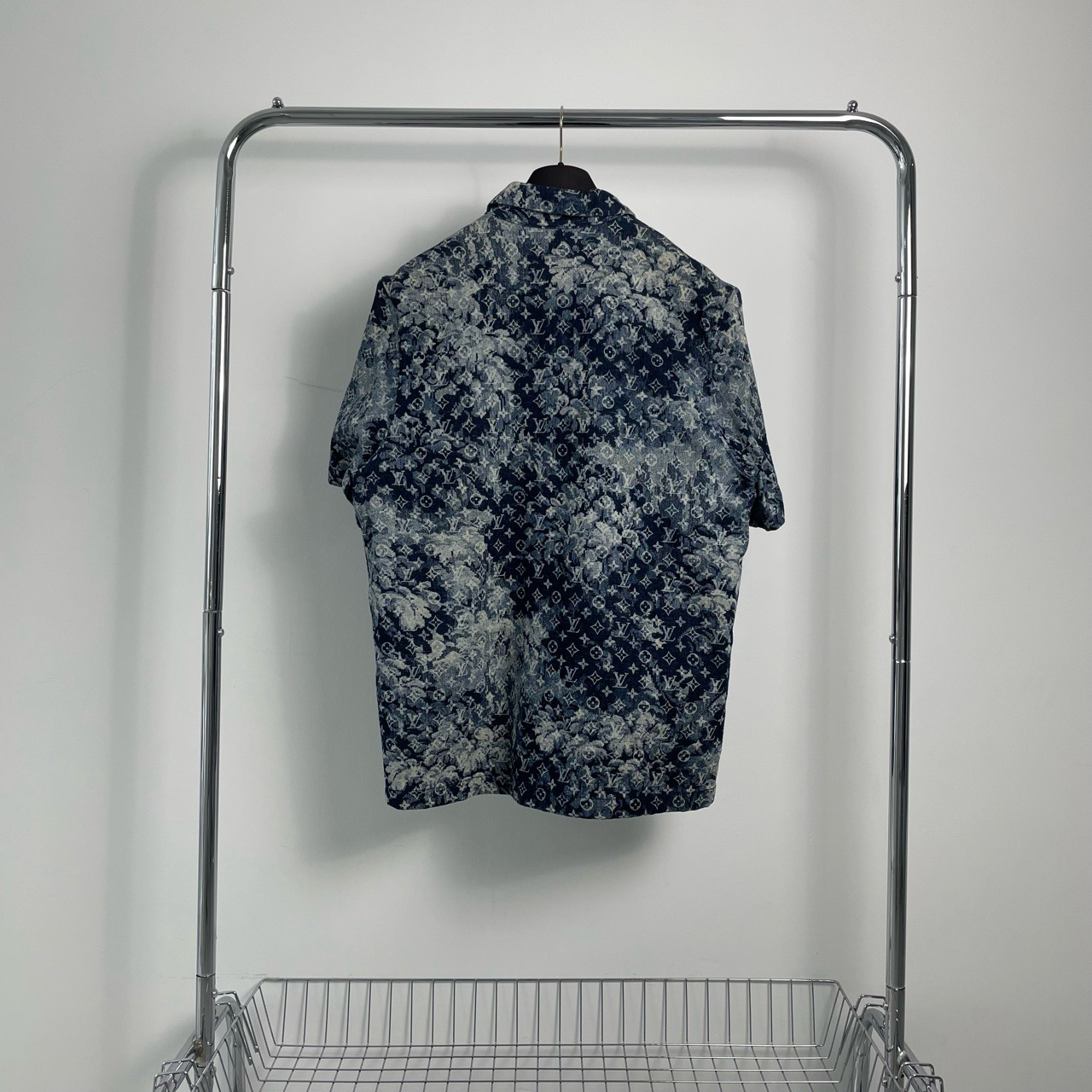 全新未使用 LouisVuitton/路易威登 牛仔短袖衬衫 yy00434 尺码XL