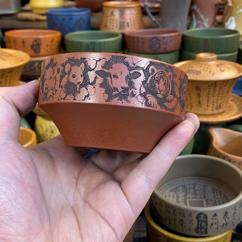 【闪购商品】紫砂杯子宜兴全手工紫砂杯