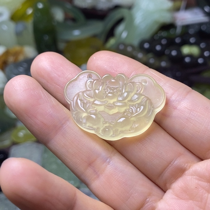 岫玉天然岫玉挂件未镶嵌