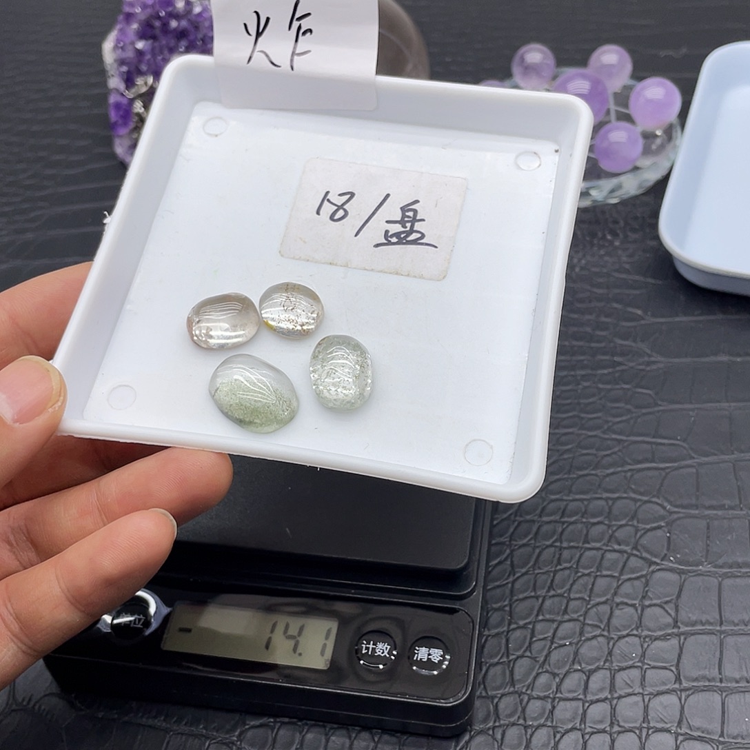 水晶未镶嵌珠宝半成品9