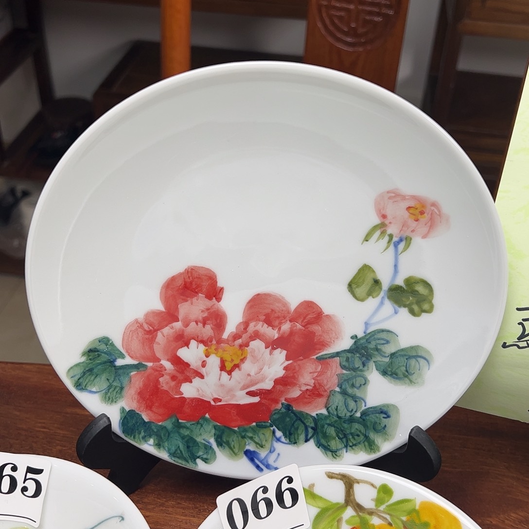 瓷片景德镇陶瓷手工手绘制作