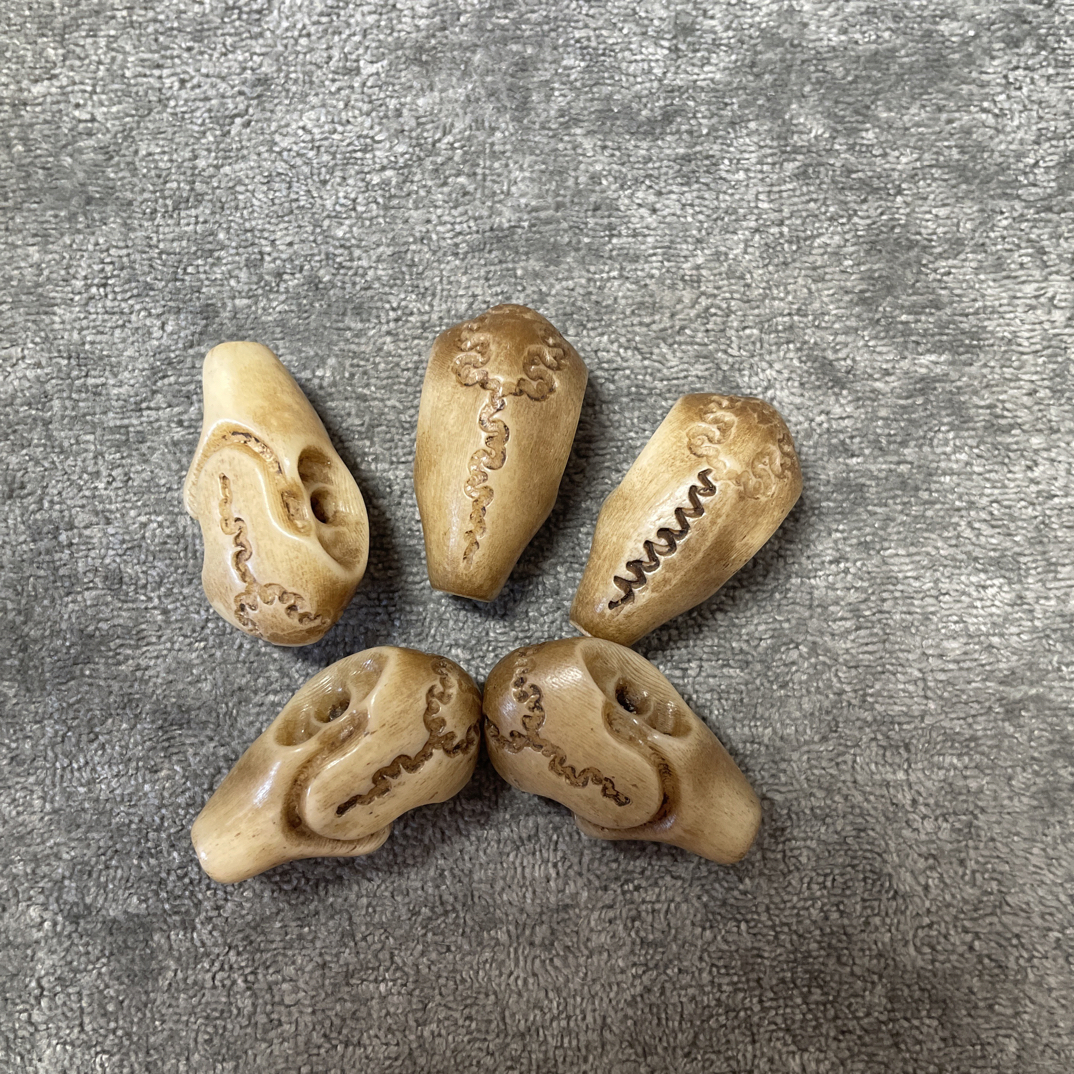 驼骨老灵骨三界纹三通1.4