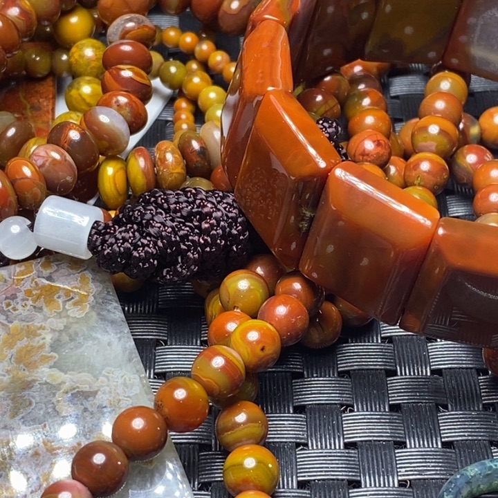 玛瑙/玉髓颈饰未镶嵌欢**汤