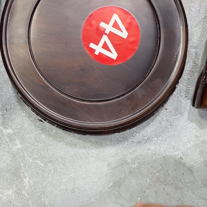 紫砂红木底座工艺品红木底座工艺品15公分