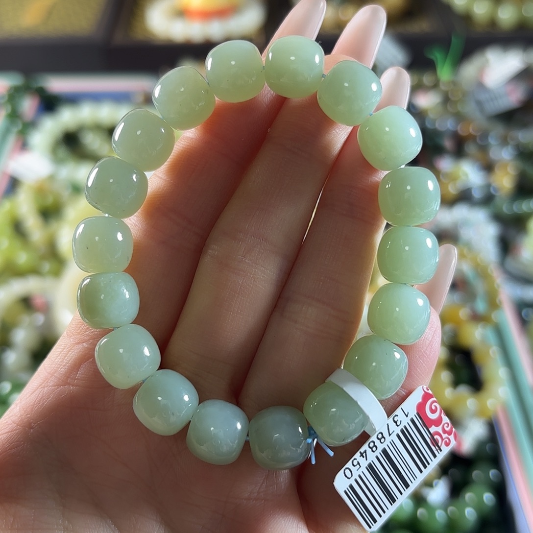 和田玉未镶嵌手链73