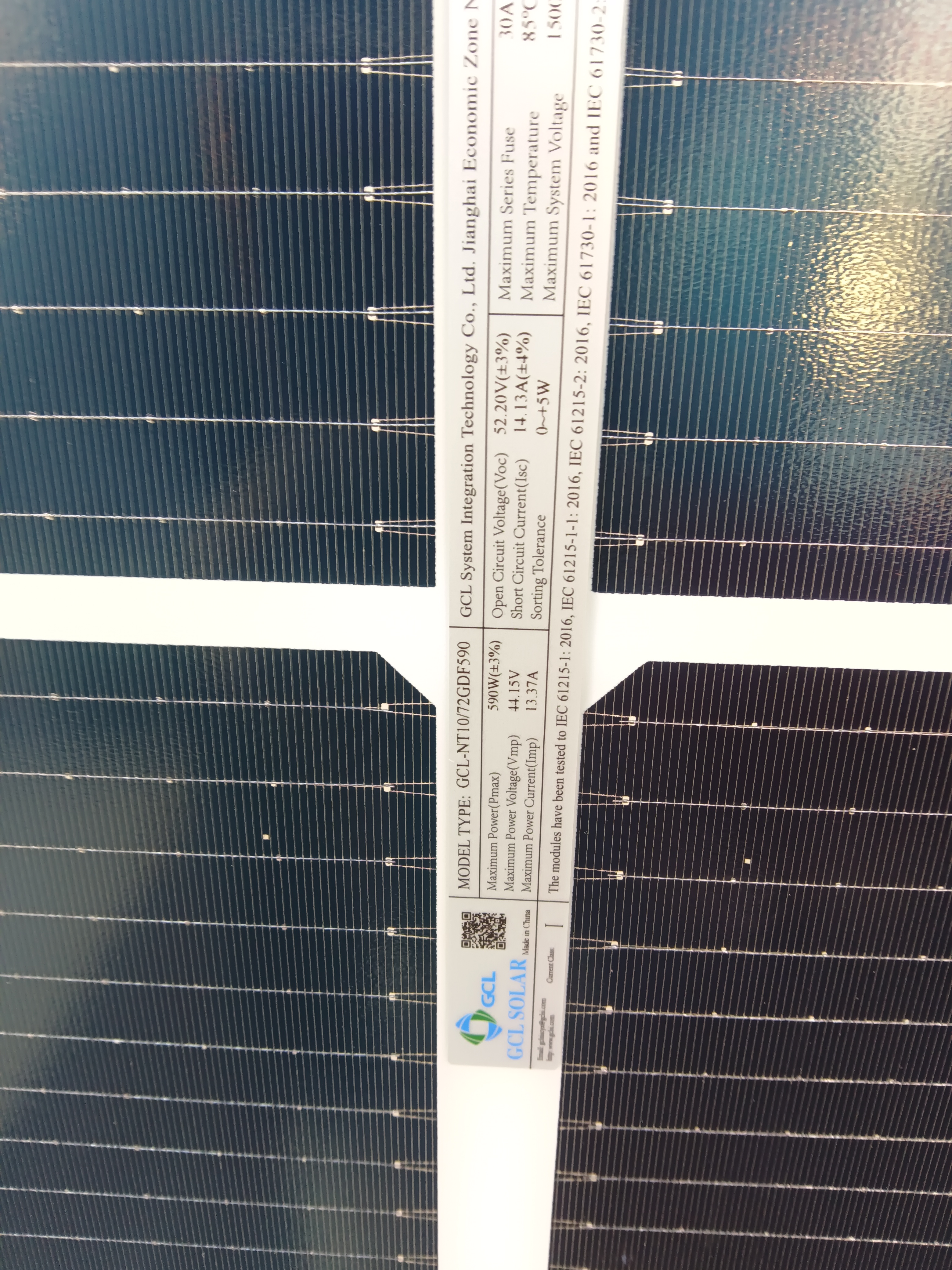 590瓦太阳能板子，全新双波双面16片