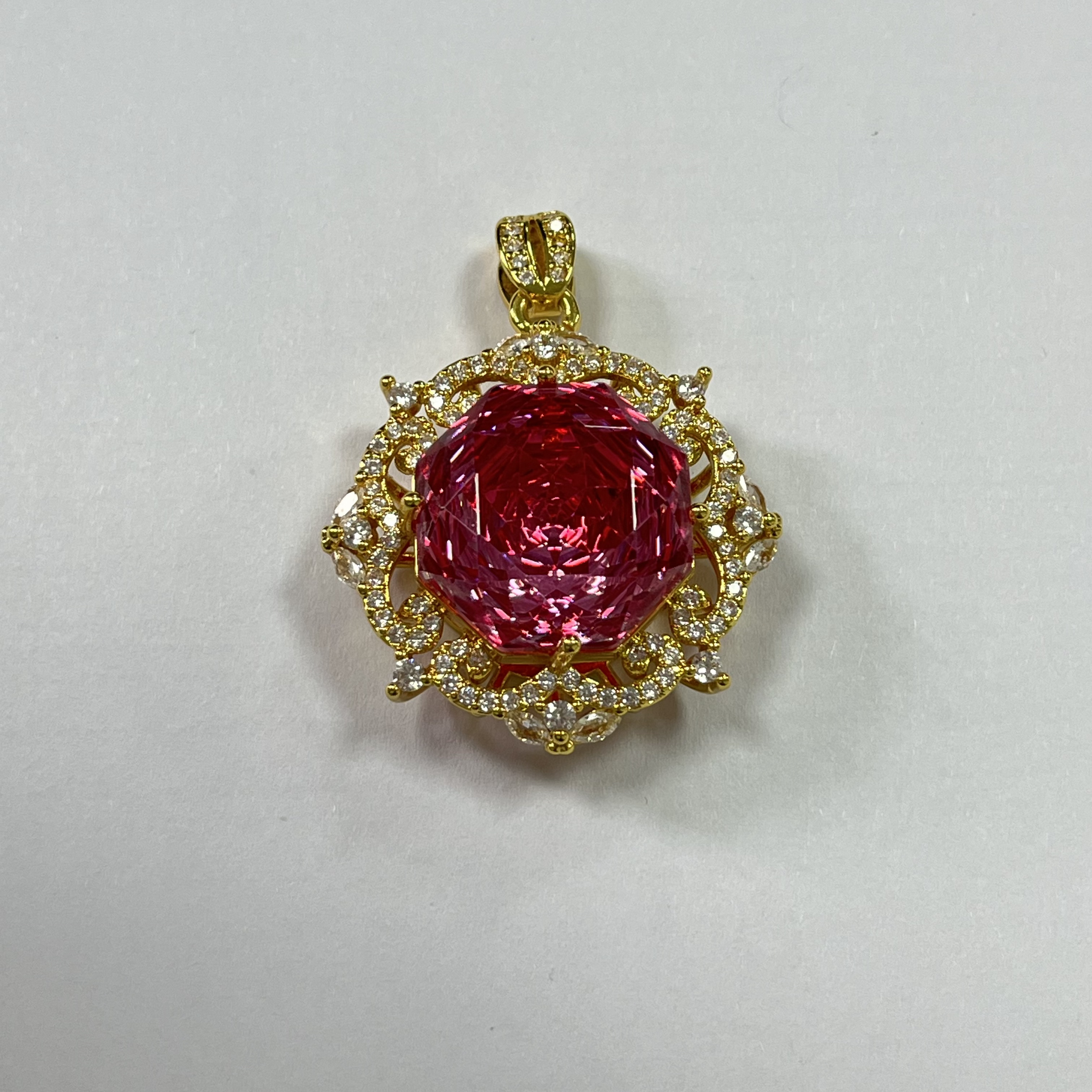 DYJC043 粉色吊坠