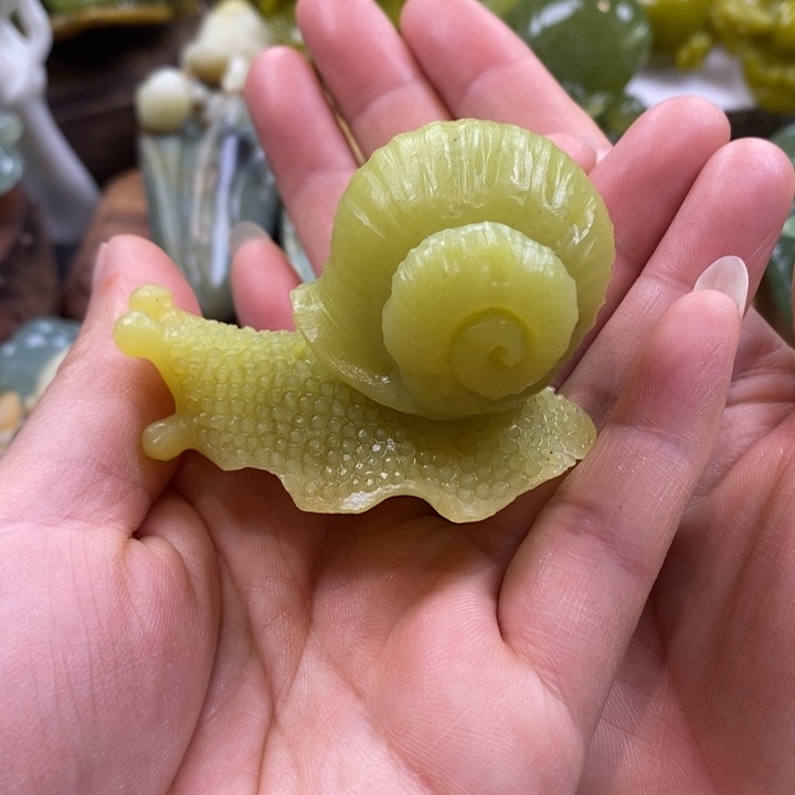 蛇纹石玉未镶嵌手把