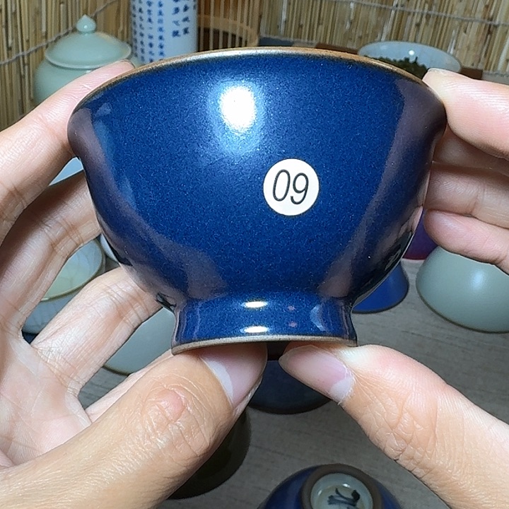 似**年景德镇王波窑祭蓝9