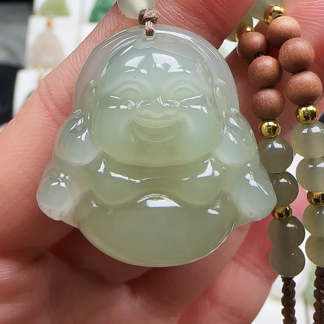 和田玉未镶嵌颈饰30