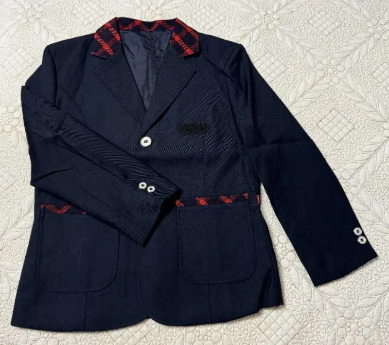 学校同款西服男女藏蓝色英伦风