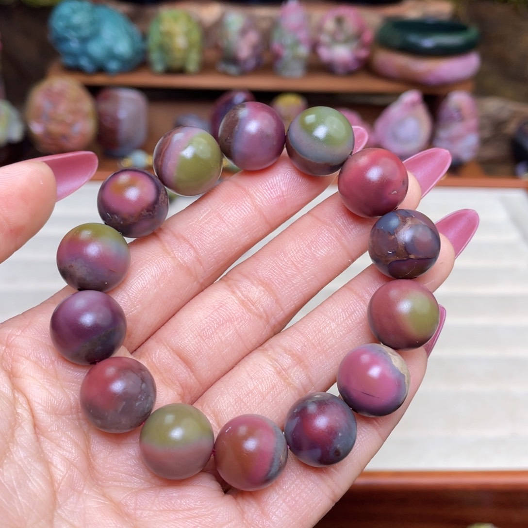 玛瑙/玉髓珠宝半成品未镶嵌甜*盐源玛瑙石包玉