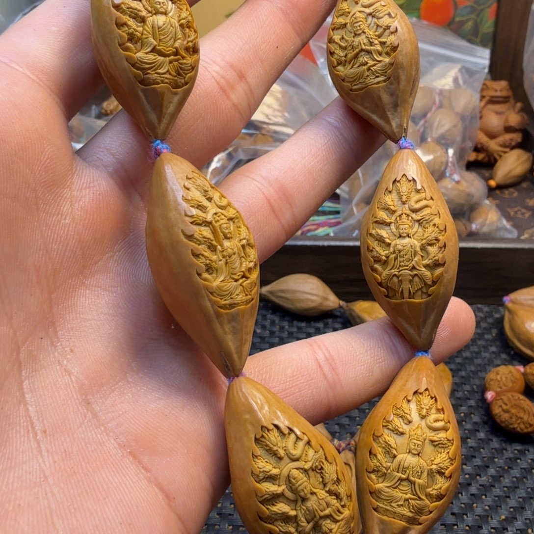 橄榄核手串/手链九龙万佛