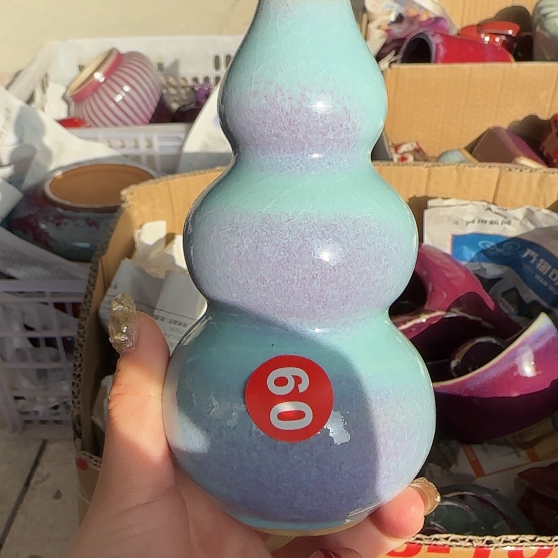 陶摆件郑家钧窑摆件