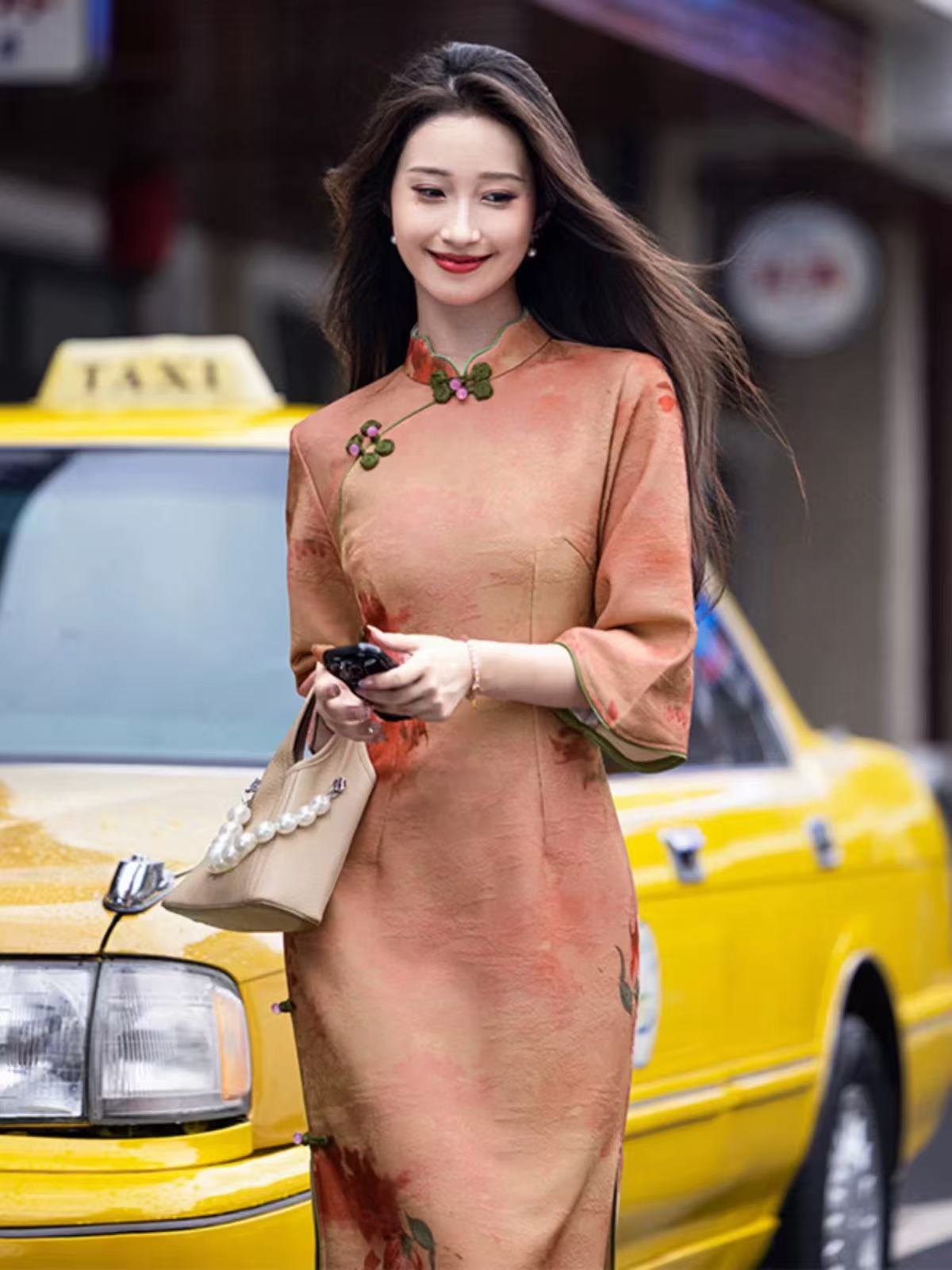 897 年轻款复古民国风《一席幽梦》旗袍