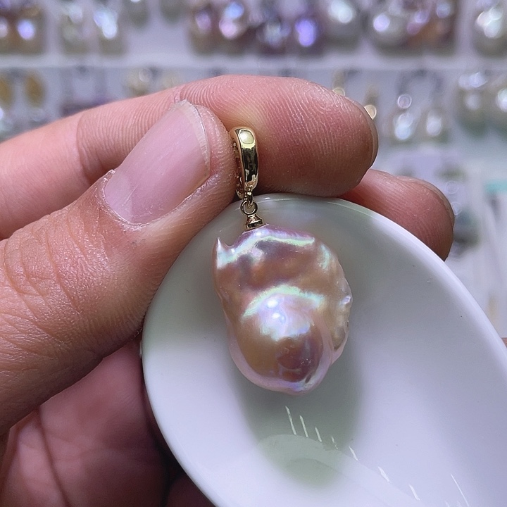 淡水珍珠未镶嵌颈饰18