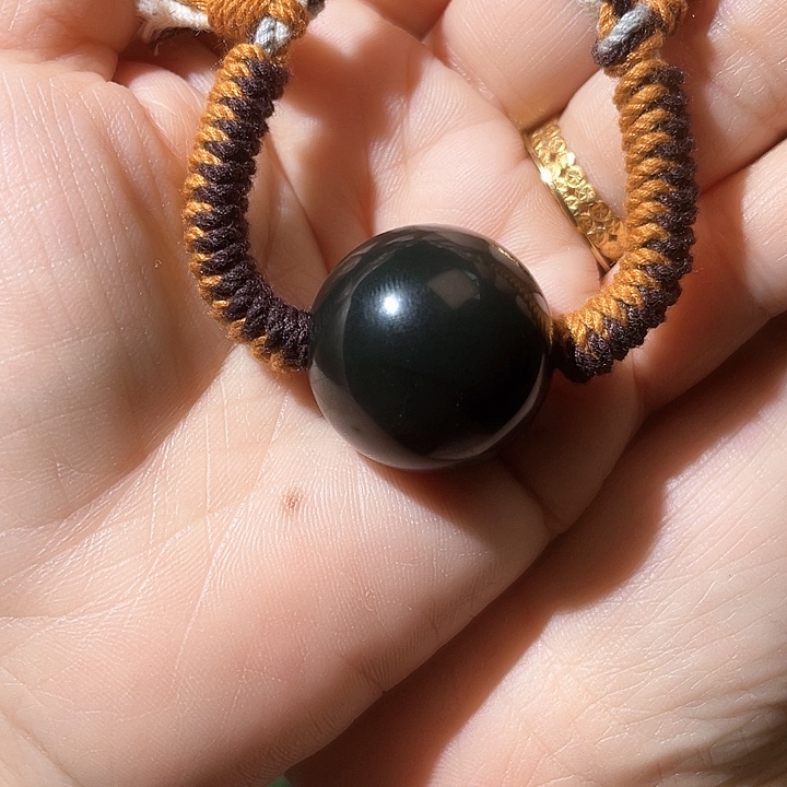 和田玉和田玉配饰未镶嵌24咪单珠