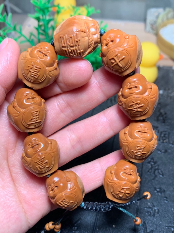 【包衣弥勒】铁核2.0橄榄核文玩手串