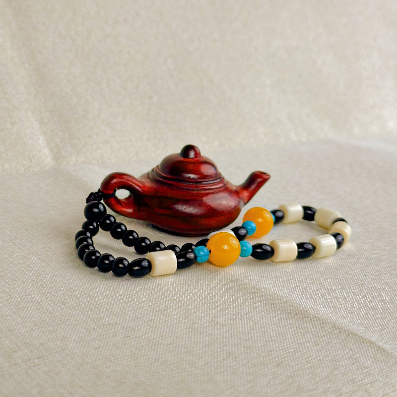 BJ222(邱峰专峰)手工特色木质紫檀小茶壶挂件摆件