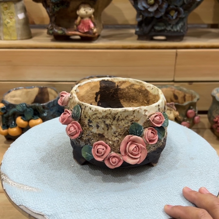 陶然多肉花盆百搭