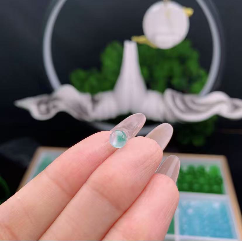 卡6+冰飘花翡翠单珠(多样性发其一）