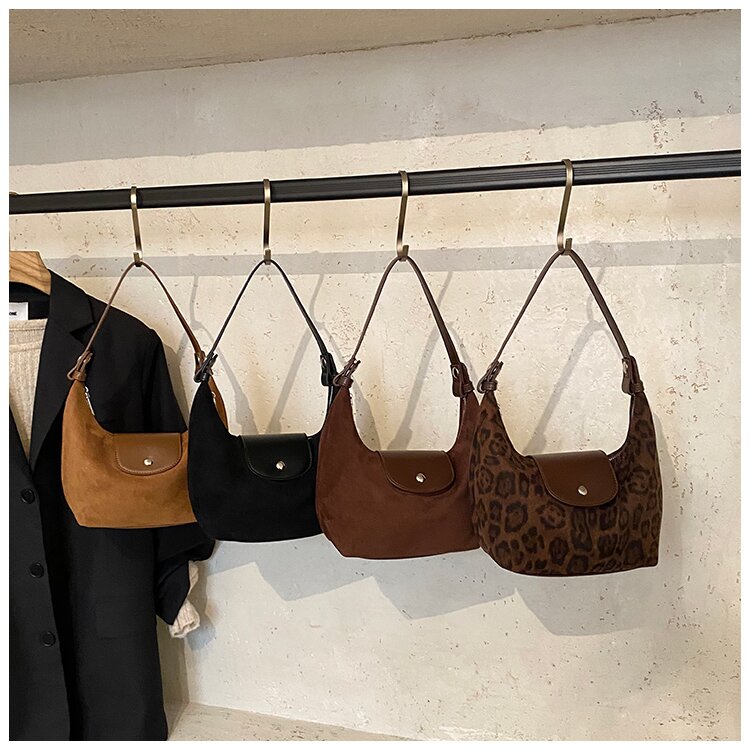 拉链轻奢风纯色双根便携款斜挎包洋气单肩小众韩版时尚秋冬ins