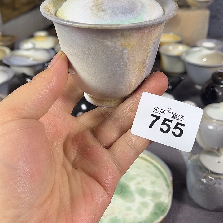 沁庐柴窑古法柴烧全手工茶具