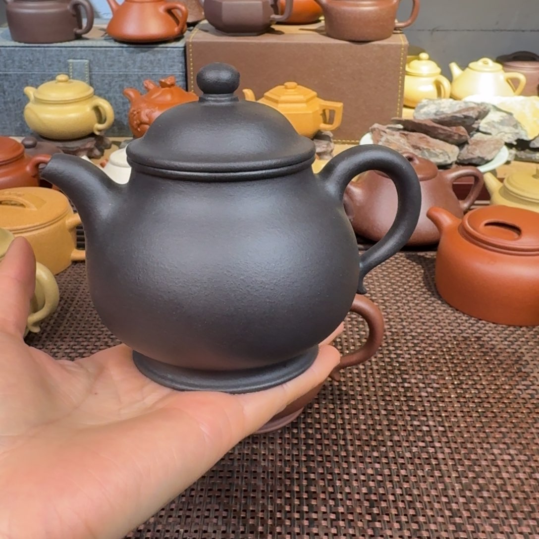 底槽青茶壶捂灰300毫升左右