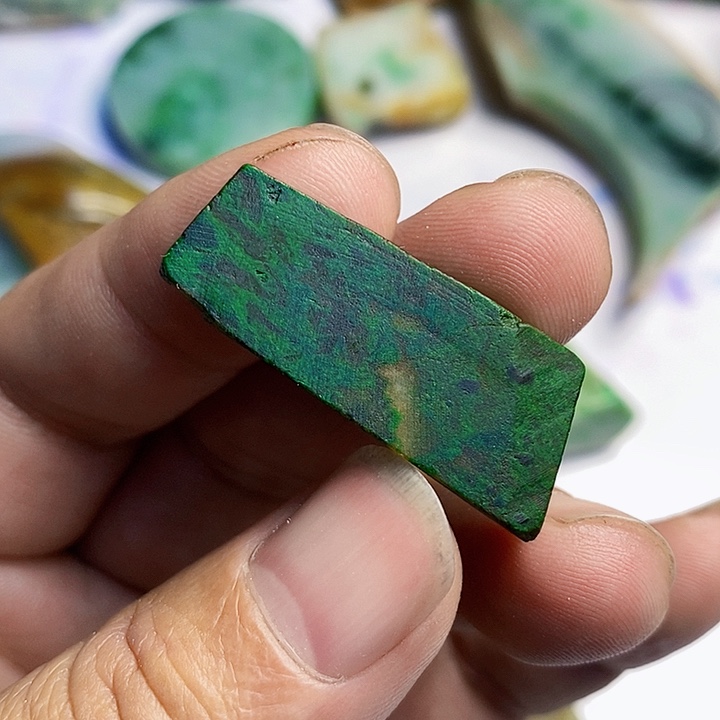 小***微翡翠散珠天然翡翠A货挂件