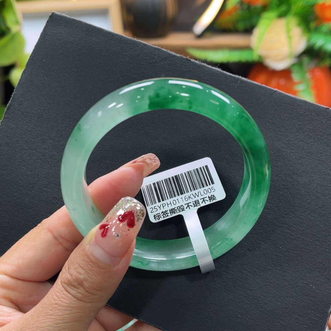 石英质玉手镯未镶嵌y**g➕周周56.7