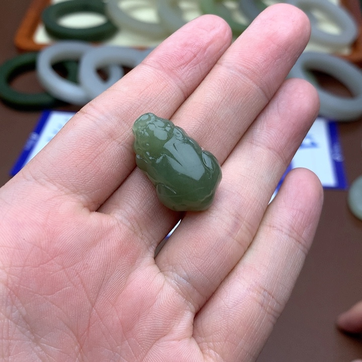 和田玉珠宝半成品未镶嵌